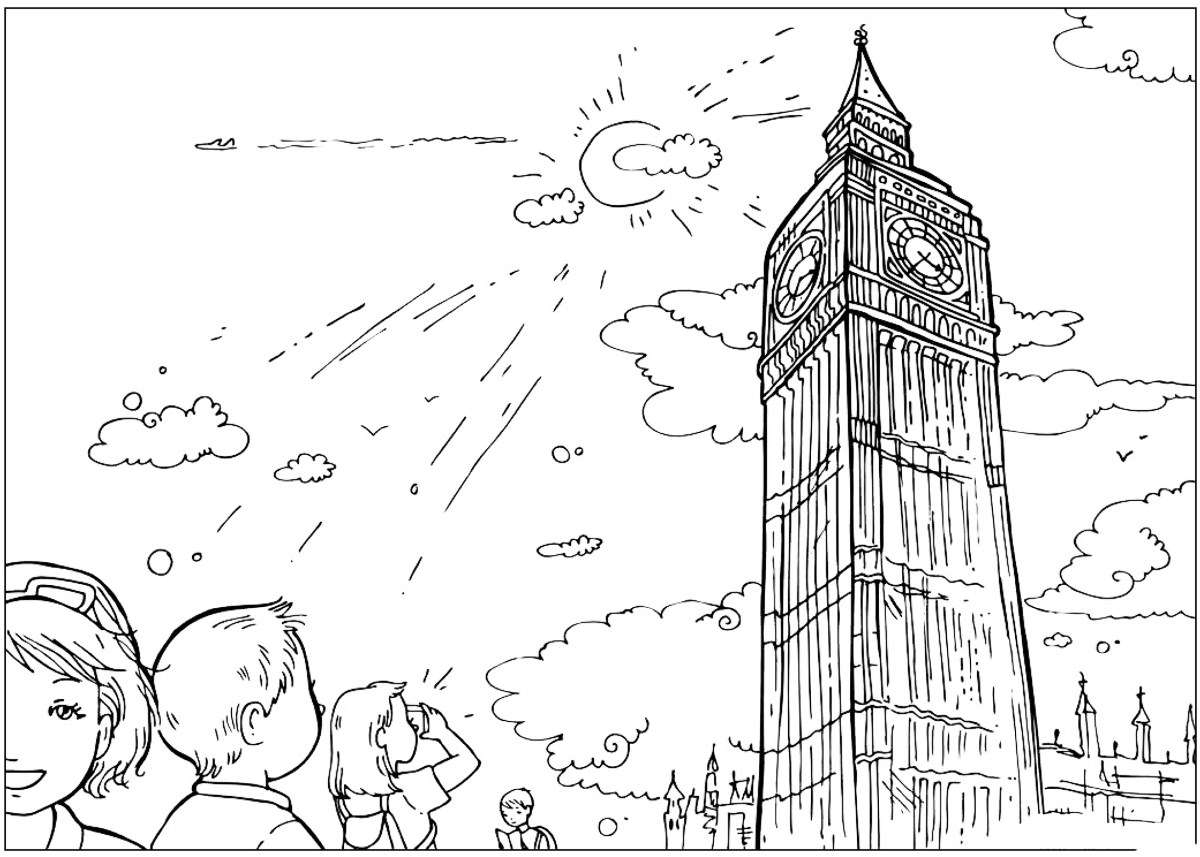 Coloriage - Big Ben