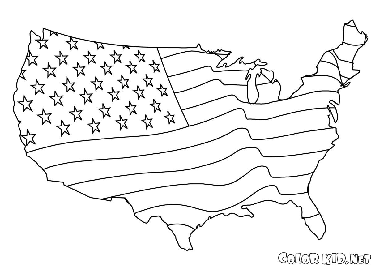 Coloriage Des Etats Unis