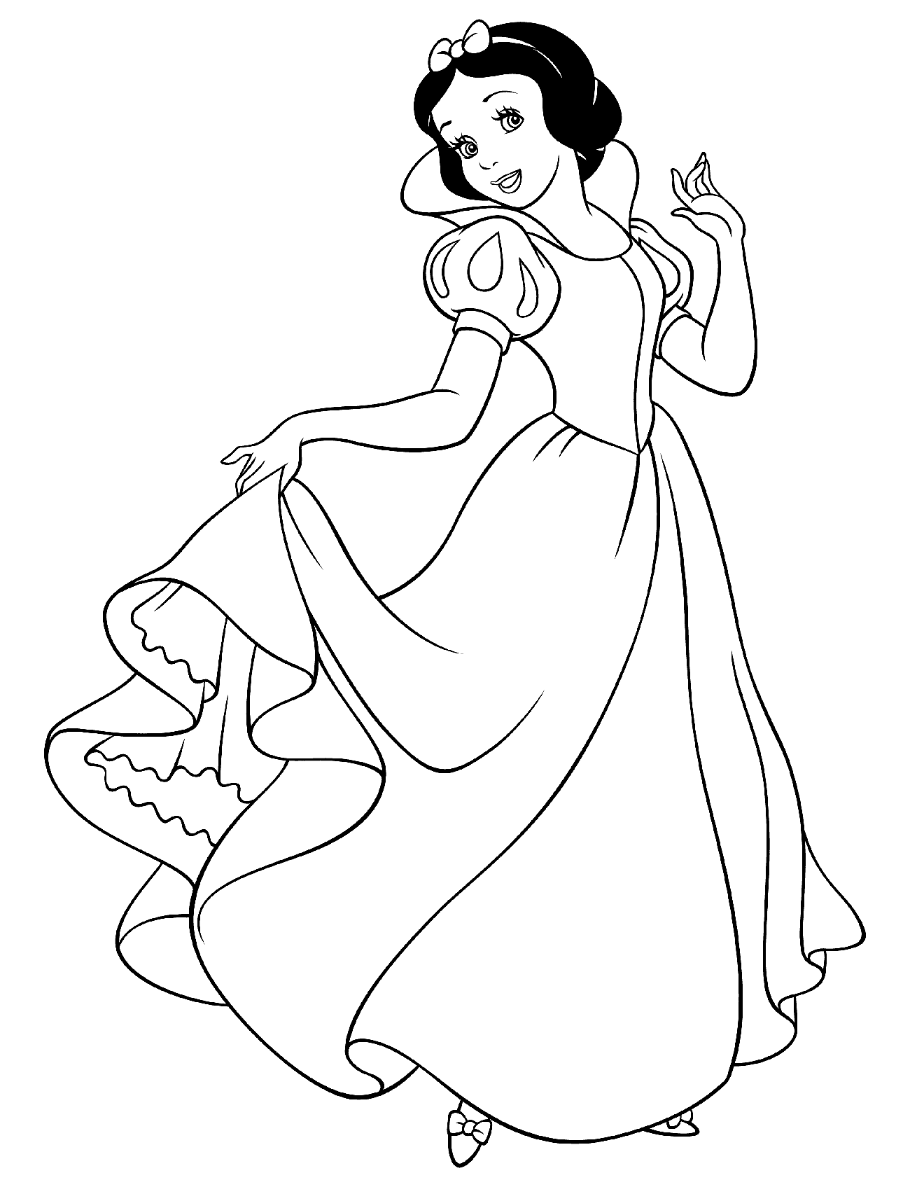 Coloriage  Kind princesse