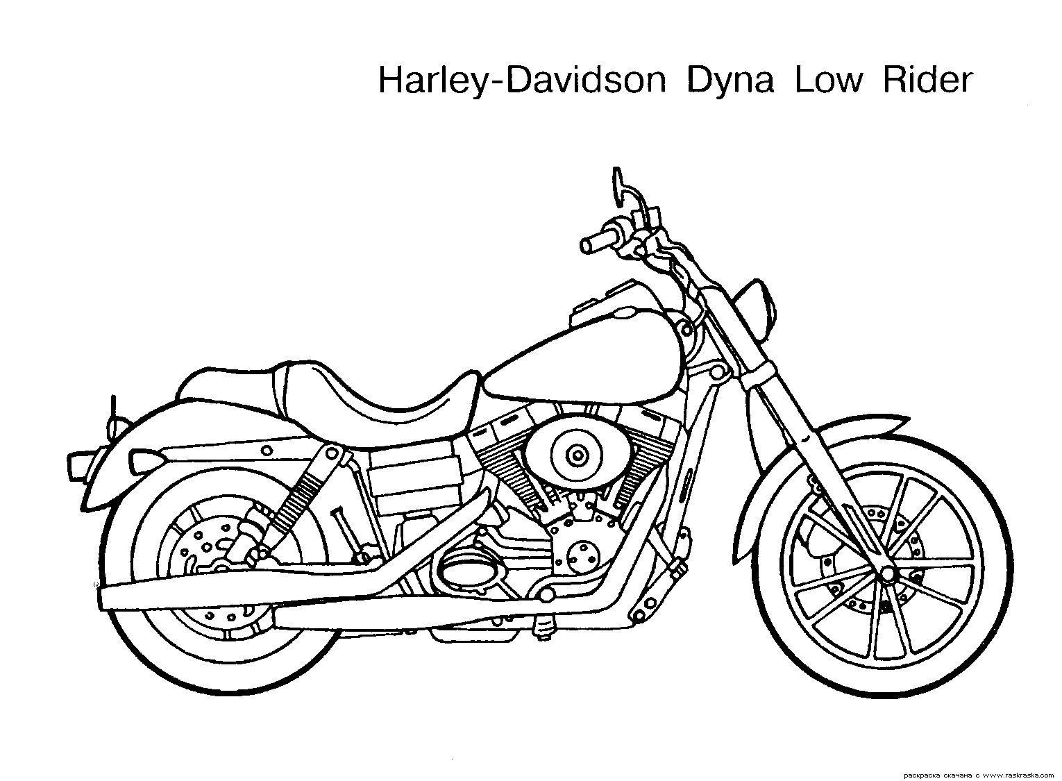 Moto Harley Davidson Dessin Facile Coloriage - La moto est pas facile de choisir