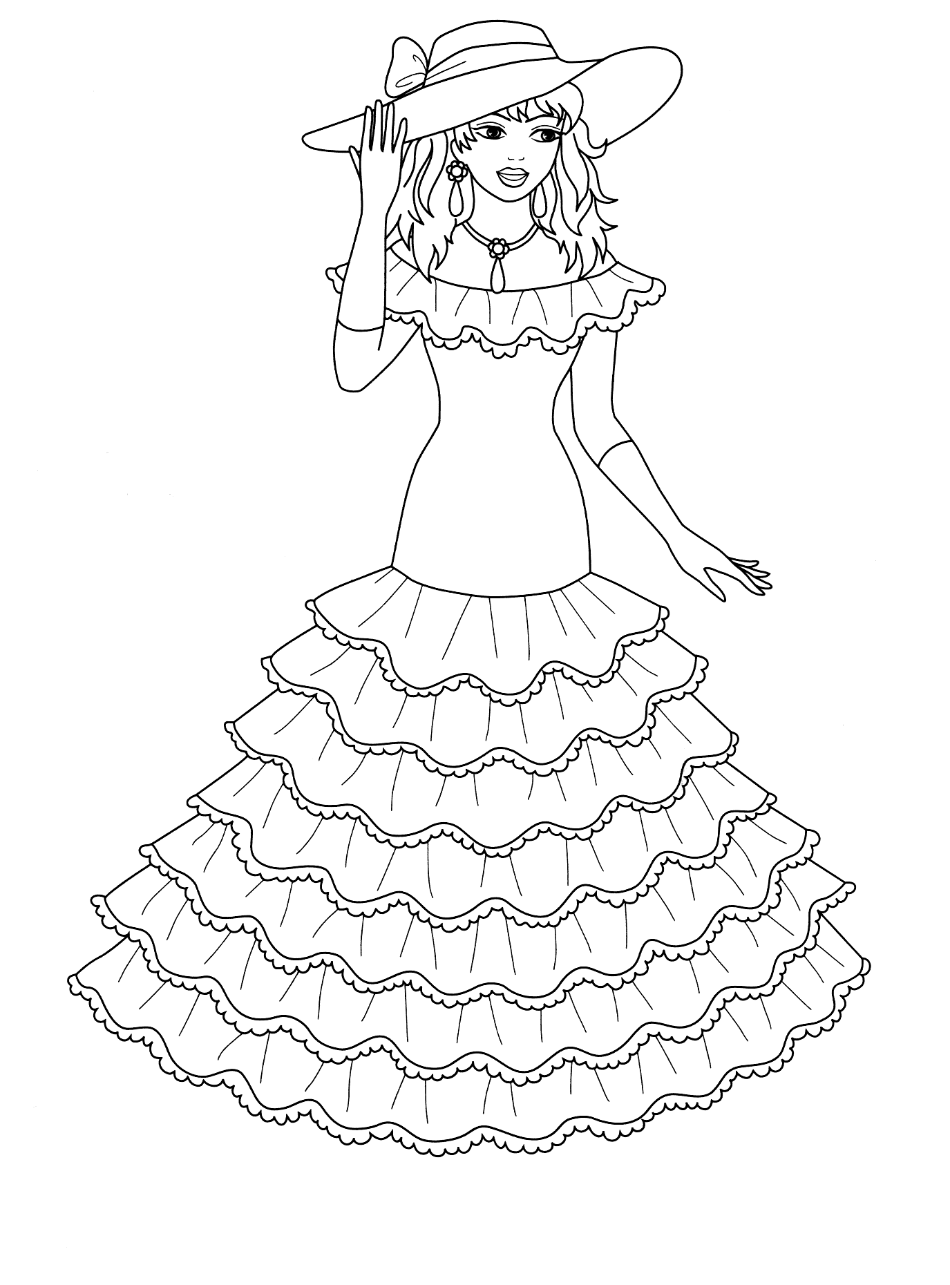 Coloriage - Princesse Madeleine