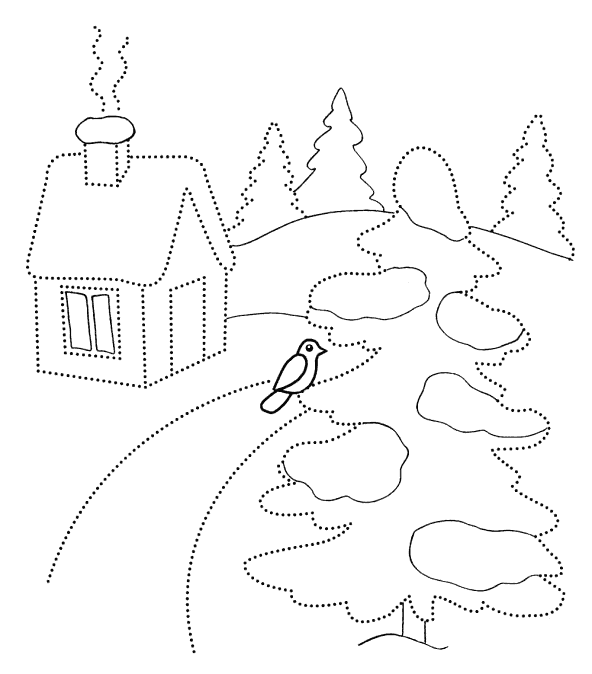 Coloriage Lhiver est froid