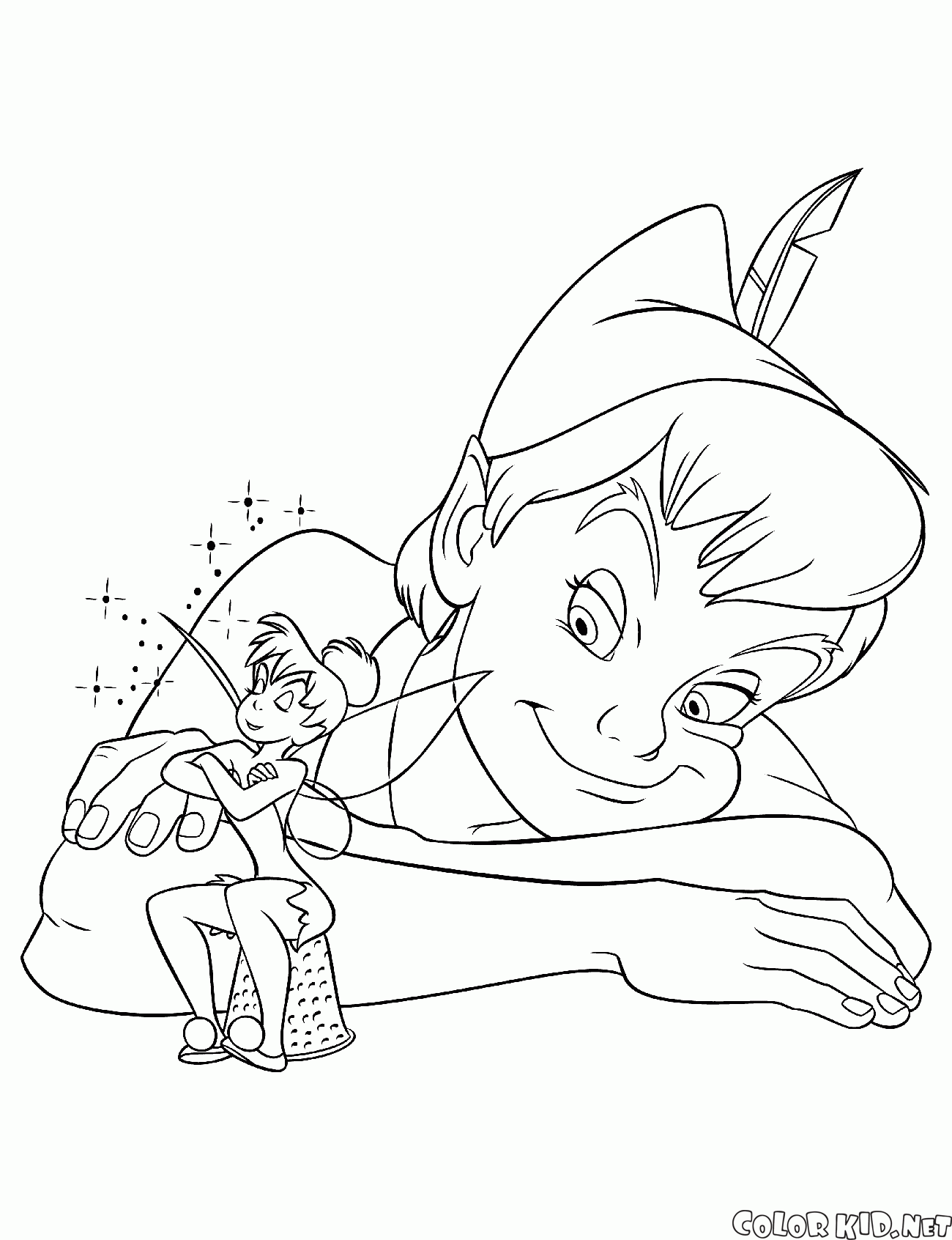 Tinker Bell et Peter Pan