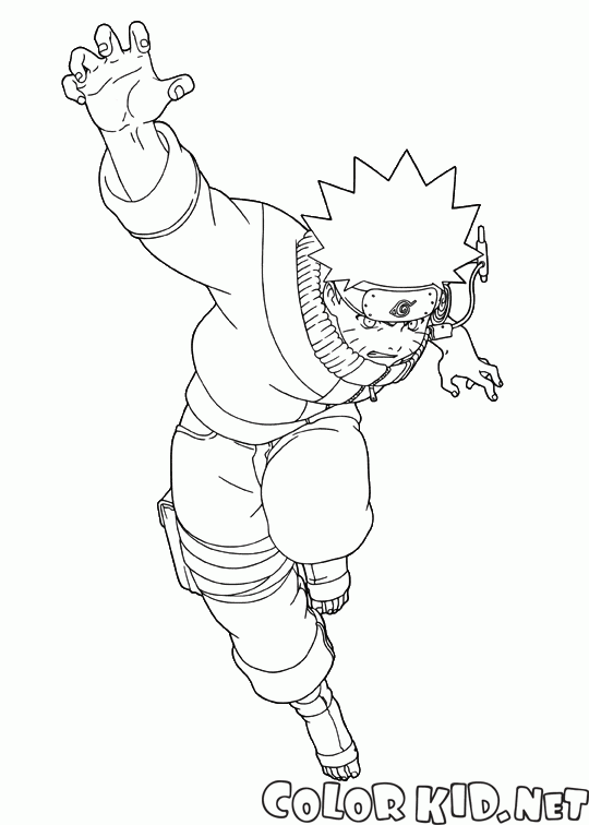 Coloriage Technique De Naruto Uzumaki