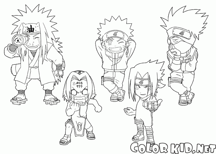 Protagonistes de Naruto