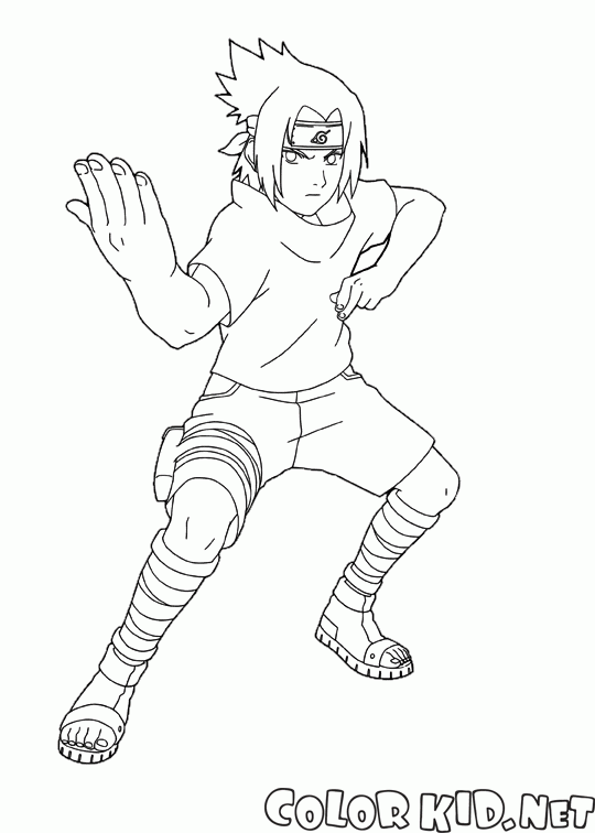 Coloriage Sasuke Uchiha Coloriage Sasuke Uchiha