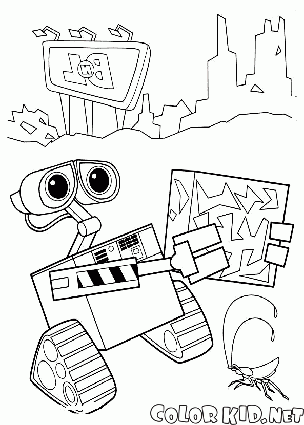 WALL-E et des ordures