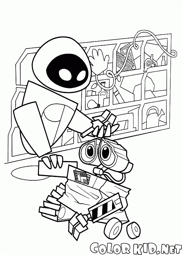 EVE et WALL-E sont des amis