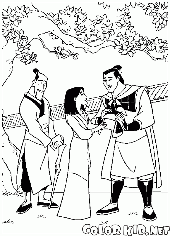 Mulan et Li Shang