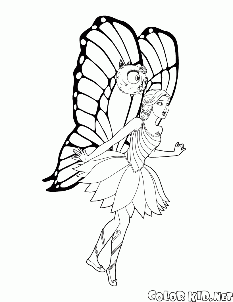 Papillon-Fairy surpris