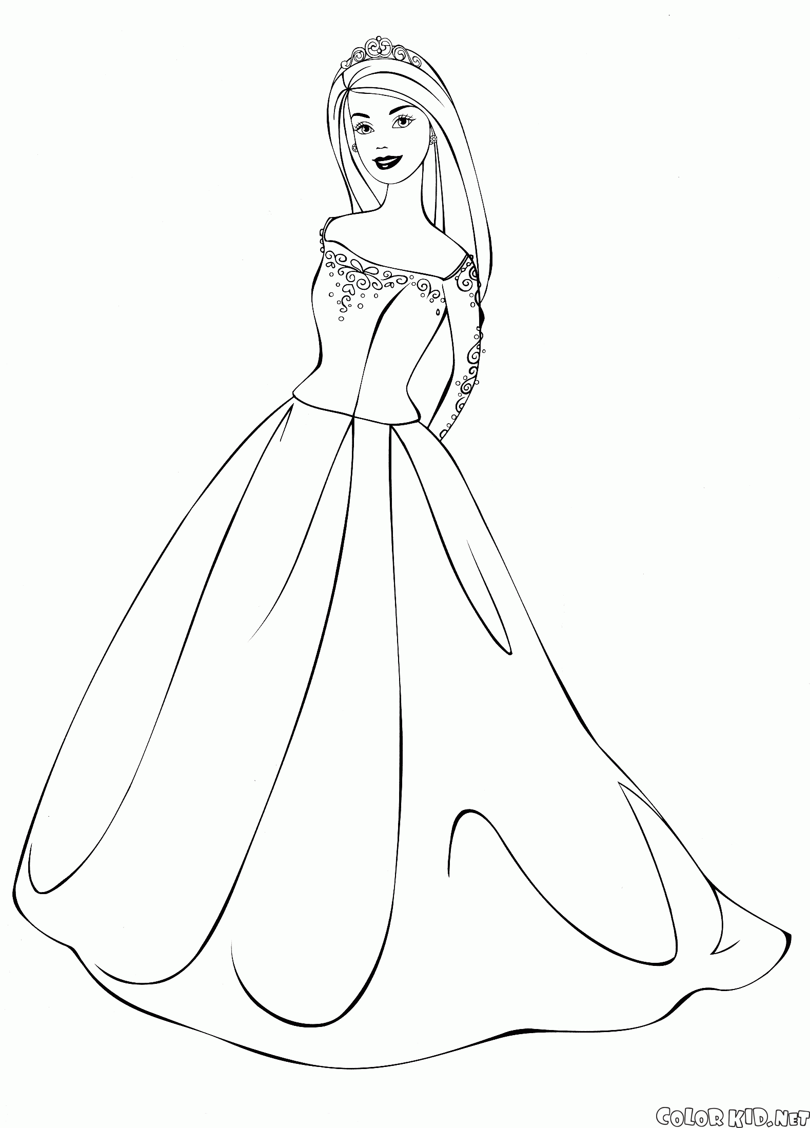 Barbie dans une robe de mariée