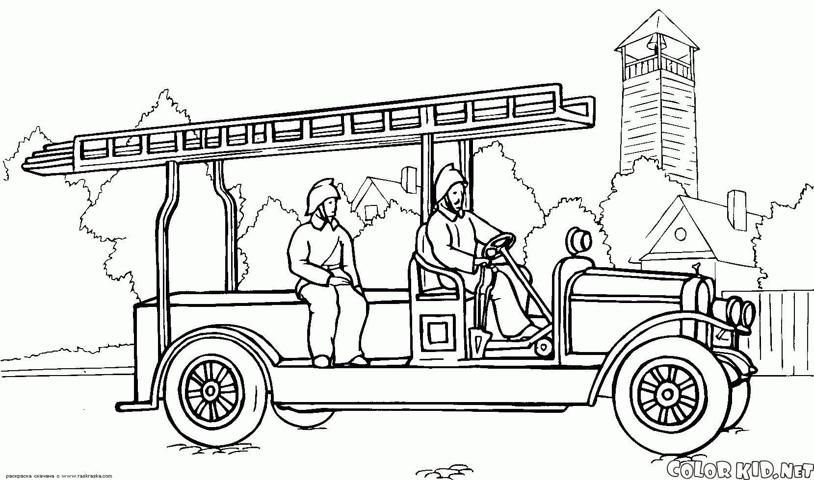 Véhicule de pompiers