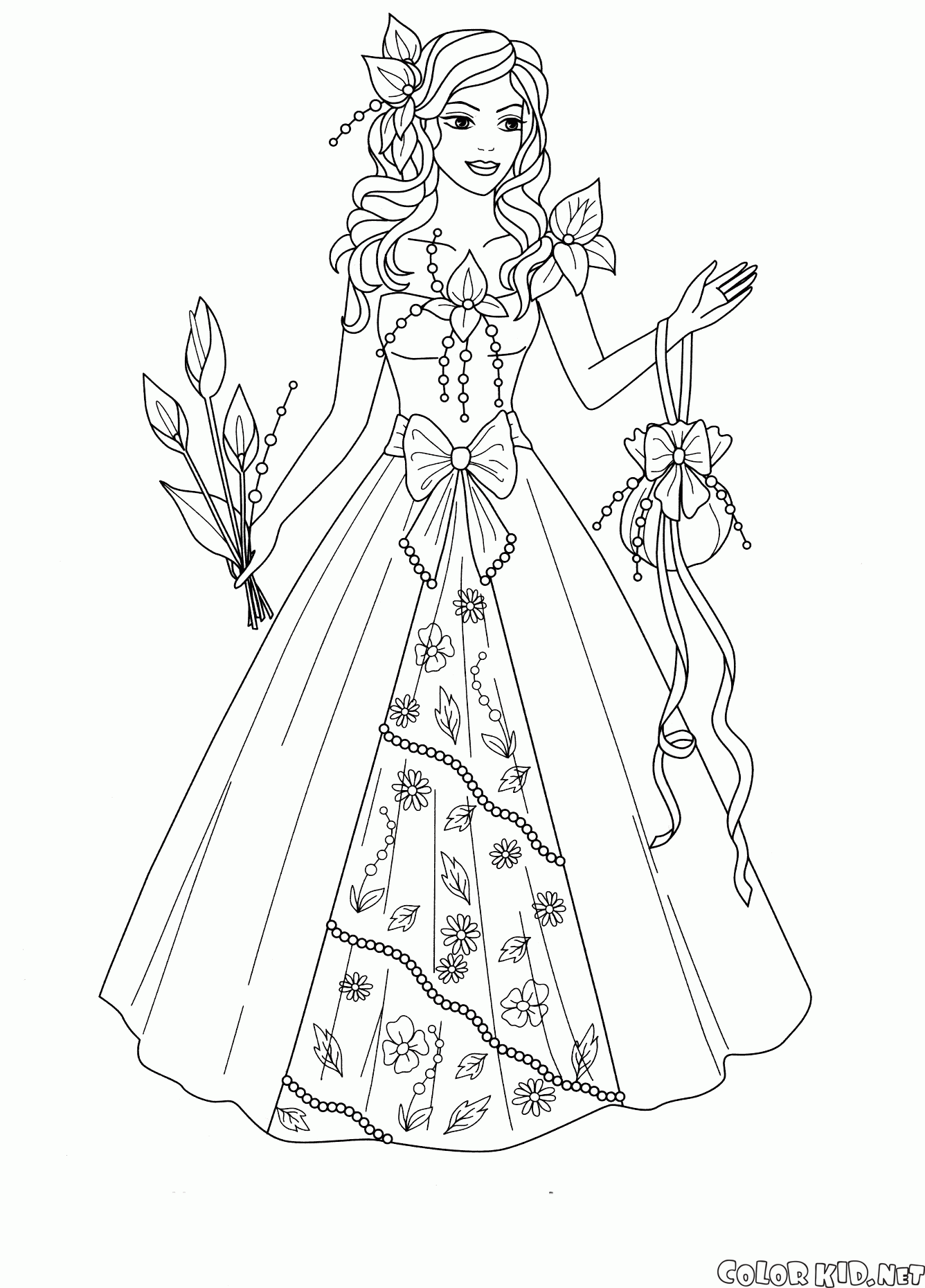 La princesse du royaume de fleurs