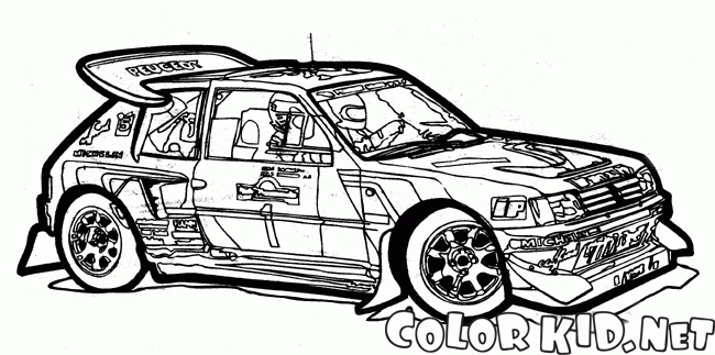 Coloriage - Voiture ancienne