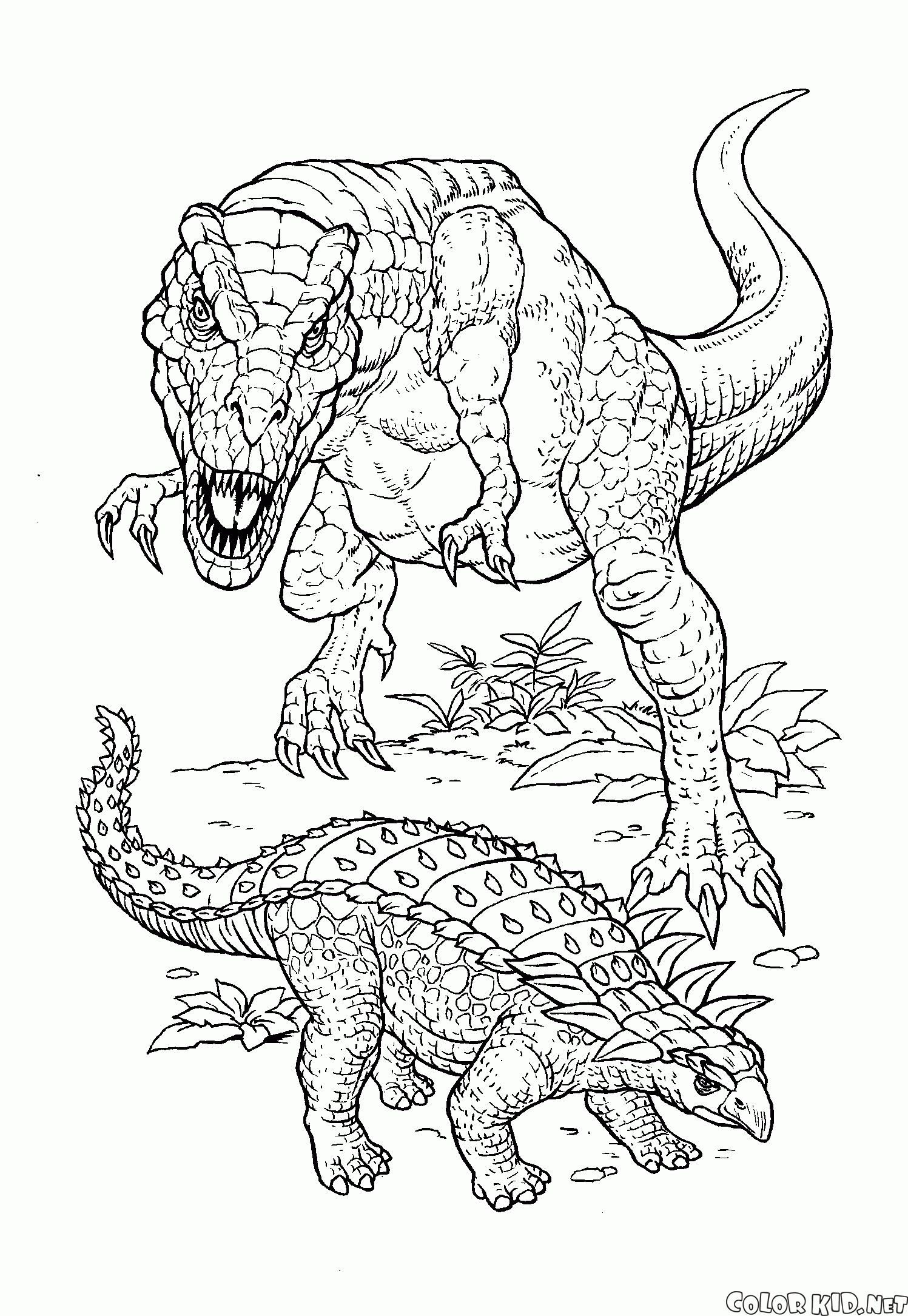 Chasse Tyrannosaurus