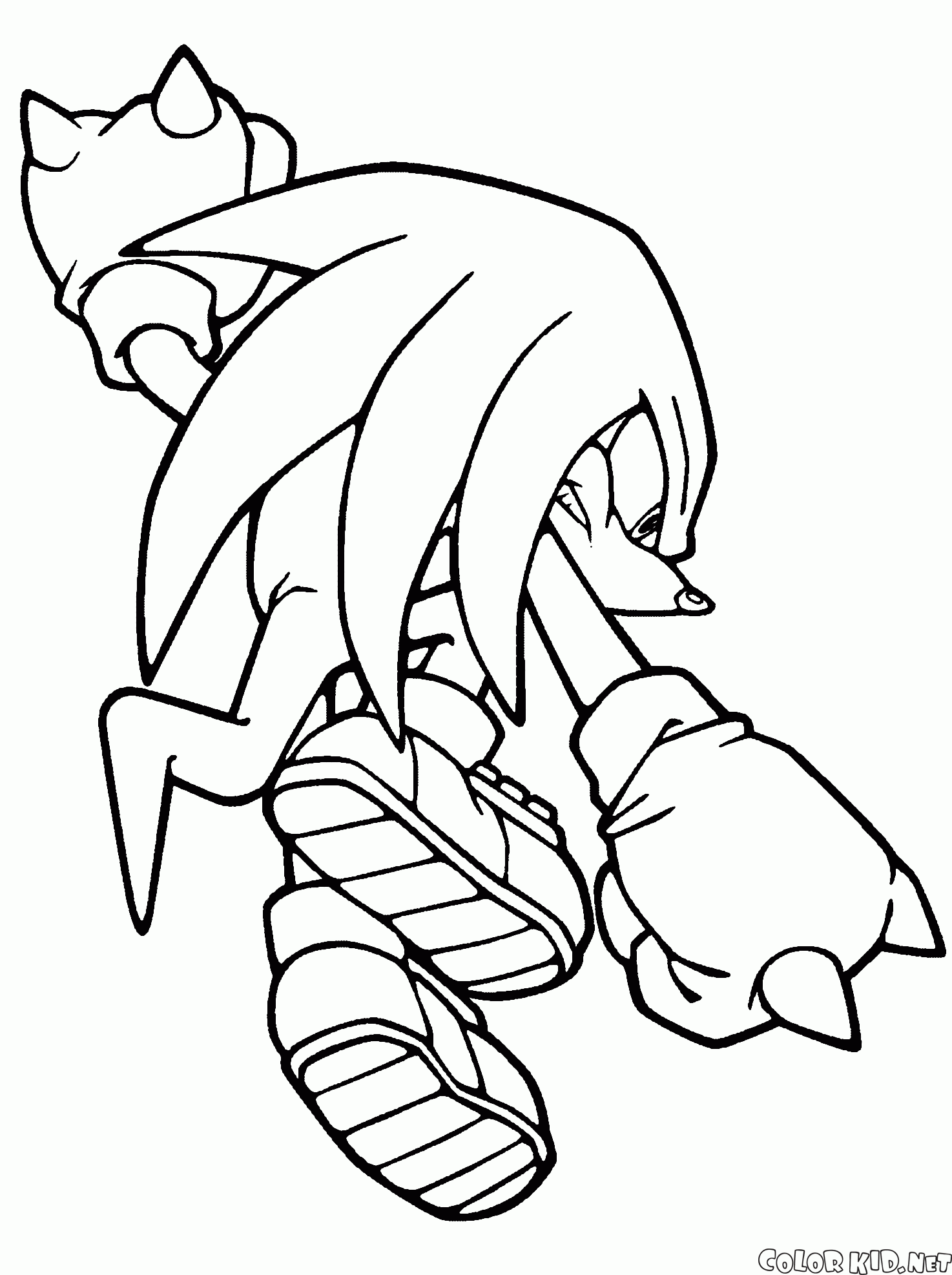 coloriage  sonic x