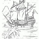 Pirate le navire de James Hook