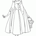 Aurora avec un panier