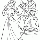 Princesse Aurora et Fées