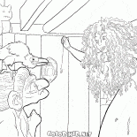 Merida et la sorcière