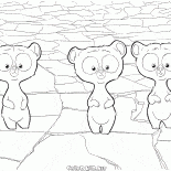 Les triplets sont devenus oursons