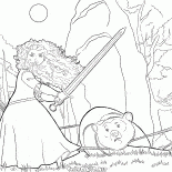 Merida sauve sa mère
