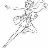 Honey Lemon avec des bombes