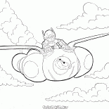 Baymax mouches