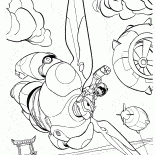 Hiro et Baymax sauver la ville