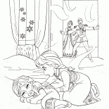 Elsa aide Anna