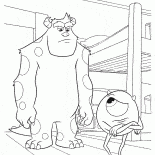 Sally et Wazowski