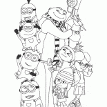 Gru, fifres et des filles