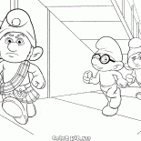 Schtroumpfs sur la rue