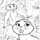 Sky et Puss in Boots