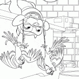 Chien se trouve sur son dos