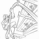 Flynn grimpe au sommet