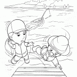 Tombé sur le bateau