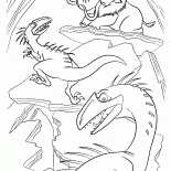 Angry dinosaures