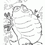 Insectosaurus attaqué