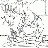 Shrek dans les marais