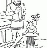 Shrek et fidèle chevalier