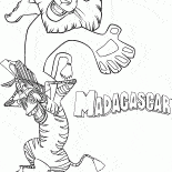 Marty et drôle lion