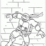 Rafael sur un skateboard