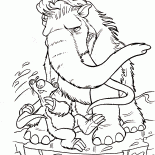 Manny et Sid sur une banquise