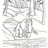 Mammoth Manny très solitaire