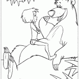 Mowgli et Baloo