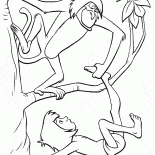 Banderlogi et Mowgli