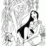 Grand-mère Willow et Pocahontas
