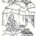 Pocahontas est cuisson