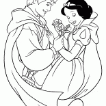 Prince est en amour avec Blanche Neige